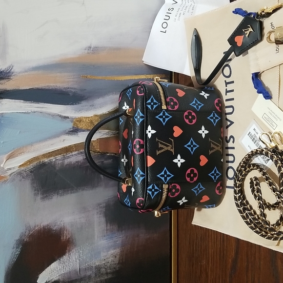 SOLD Louis Vuitton Black Game On Vanity Bag - Picture 7 of 12